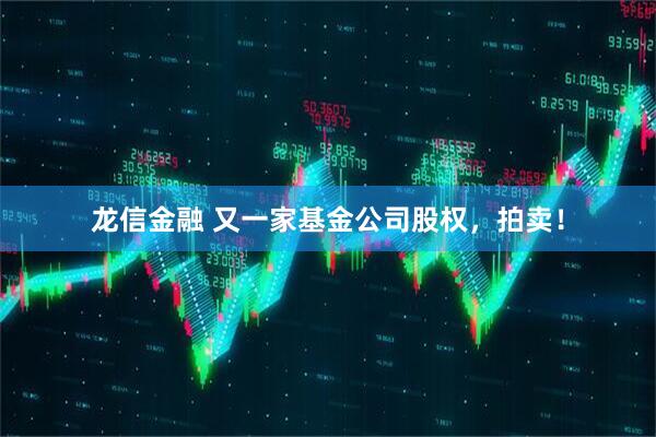 龙信金融 又一家基金公司股权，拍卖！
