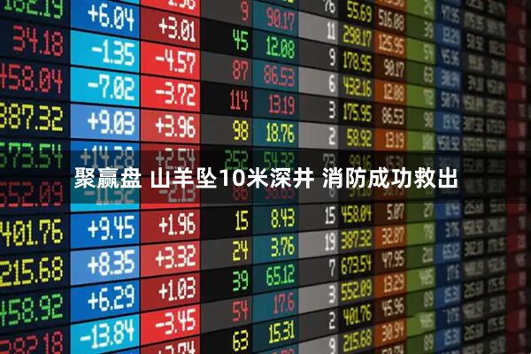 聚赢盘 山羊坠10米深井 消防成功救出